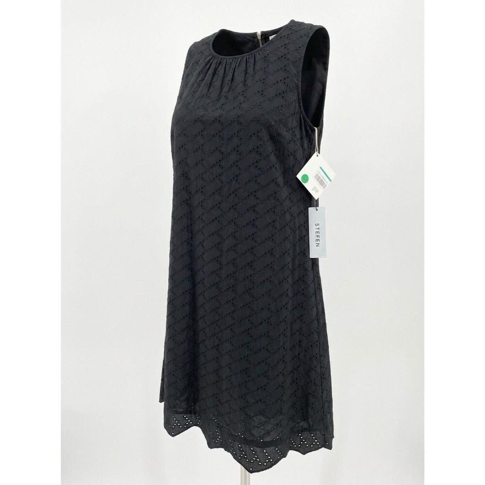 Steffen Schraut Women's Black Sleeveless Midi Dress Size 32 NWT